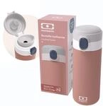 MONBENTO - Isotherme Flasche MB Pop rosa Moka - 360ml - Auslaufsicher - H&auml;lt