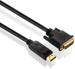 PureLink PI5200-030 DisplayPort auf DVI-D Adapterkabel (2K FullHD (1080p), Ethernet),