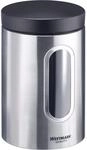 Westmark Vorratsdose mit Fenster, 1800 ml, Rund, &oslash; 12 cm, BPA-frei, Rostfreier