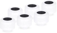 Alphacool 17483 Eiszapfen PRO 13mm HardTube Fitting G1/4 - White Sixpack...