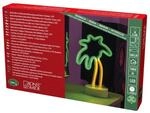 Konstsmide LED Schlauchsilhouette Palme, mit 6h Timer, 100 gelbe/gr&uuml;ne Dioden,