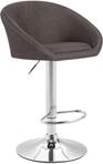 CLP Barhocker Miami V2 Mit Lehne I Gepolsterter Barstuhl Mit Stoffbezug I...