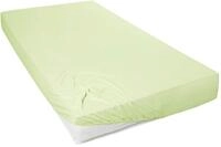 Primera Mako-Feinjersey-Spannbetttuch, Limone, 180x200-200x200 cm