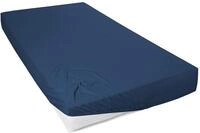 Primera Mako-Feinjersey-Spannbetttuch, Marine, 140x200-160x200 cm