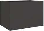 vidaXL Pflanzk&uuml;bel Schwarz 62x40x39 cm Stahl