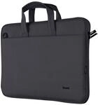 Trust Bologna Slim Laptop Eco Tasche bis 16 Zoll aus Recyceltem Kunststoff, mit