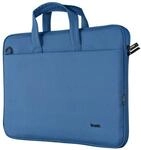 Trust Bologna Slim Laptop Eco Tasche bis 16 Zoll aus Recyceltem Kunststoff, mit