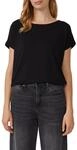 s.Oliver Damen T-Shirt &ndash; Jersey, &uuml;berschnittene Schultern, Uni