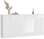 xonox.home - Garderobenkombination Projekt X 3-TLG. Set 183x99x34 cm in wei&szlig;...
