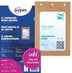 AVERY Zweckform 4839XL Namensschilder f&uuml;r Kleidung 50 St&uuml;ck (148x105mm, A6