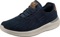 Skechers Herren Lattimore Coringa Sneaker, Navy Knitted Mesh, 43 EU