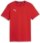 Puma Unisex Teamgoal Casuals Tee Jr T-Shirt, Puma Red-Puma White, 164 EU
