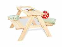 PINOLINO Nicki für 4 Kindersitzgarnitur Picknicktisch Kinder - Massivholz