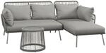 Outsunny 3 TLG. Rattan Gartenm&ouml;bel-Set, Sitzgruppe mit Kissen, Gartengarnitur...