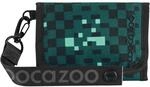 coocazoo Geldb&ouml;rse &bdquo;Pixel Blox&rdquo;, schwarz-gr&uuml;n, Portemonnaie mit Sichtfenster