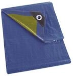 Perel Wasserabweisende Abdeckplane 5 x 6 m aus Polyester 110 g/m&sup2;, rechteckige...