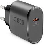 SBS 25 W USB-C-Netzteil, Power Delivery (PD), Schnellladung, kompakt, Ladeger&auml;t f&uuml;r