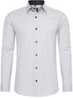 Rusty Neal Herren-Hemd Premium Slim Fit Langarm Stretch Grau Kentkragen...