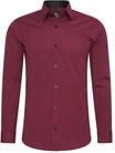 Rusty Neal Herren-Hemd Premium Slim Fit Langarm Stretch Grau Kentkragen...