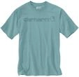 Carhartt Lang&auml;rmliges, lockerer Schnitt, schweres T-Shirt mit Logo-Grafik
