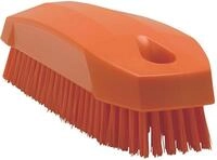 Vikan Nagelb&uuml;rste, Polyester, 6440, Orange, 1 | Kompakte B&uuml;rste mit...