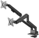 goobay Dual-Monitorhalterung 17&ndash;32 Zoll, Gasdruckfeder, schwenkbar &
