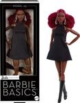 Barbie Basics-Modell 3, Sammlerpuppe mit roten Locken, schwarzem Minikleid und