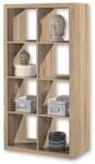 STYLE Modernes W&uuml;rfelregal Eiche Sonoma Optik, ideal f&uuml;r Faltboxen - Praktisches