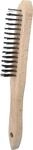 KS Tools 201.2310 Edelstahl-Handdrahtb&uuml;rste 3-Reihig, 290 mm