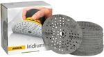Mirka Schleifpapier Iridium &Oslash; 125 mm Klett 89-Loch Korn 40 50 Stk 
