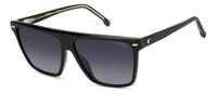 Carrera Sonnenbrillen 3027/S BLACK/DARK GREY SHADED 58/13/140 Damenbrillen
