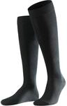 FALKE Herren Kniestr&uuml;mpfe Family, Baumwolle, 1 Paar, Schwarz (Black 3000), 43-46 (UK