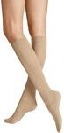 Hudson Damen Kniestr&uuml;mpfe Relax Cotton w&auml;rmend Beigemel. 0723 39-42