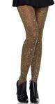 LEG AVENUE 7130 - Lurex-Strumpfhose, Einheitsgr&ouml;&szlig;e, Schwarzes Gold