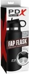 PDX Fap Flask - Thrill Seeker, Frosted/Black, 8,3x17,8 cm