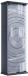 VCM CD/DVD Media Regal 31x18x92 cm 1 T&uuml;r 6 F&auml;cher Holzwerkstoff