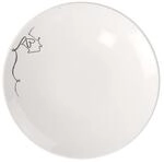 Villeroy & Boch &ndash; Statement Fr&uuml;hst&uuml;cks-/ Dessertteller Wei&szlig;, Schwarz,
