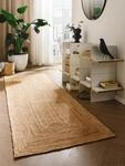 benuta Pure Jute Teppich Jutta - Natur 70x200 cm - Handgewebter Wohnzimmerteppich -