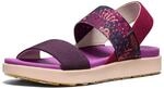 KEEN Elle Damen Backstrap Sandalen, Beaujolais Plum Perfect, 37 EU