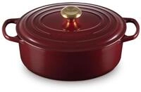 Le Creuset Signature Gusseisen-Br&auml;ter mit Deckel, &Oslash; 29 cm, Oval, F&uuml;r alle