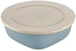 Koziol Connect Box 1,3 mit Deckel 1,3 L Nature Flower Blue 7275716