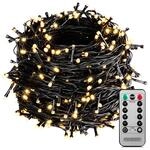 Monzana&reg; 400 LED Lichterkette 40m mit Fernbedienung Timer Innen Au&szlig;en 8 Modi