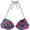 LASCANA Venice Beach Push-Up-Top B Navy-Print - 38/B