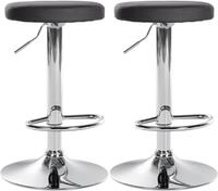 CLP 2er Set Barhocker Ponte Kunstleder I Drehbarer Thekenhocker I...