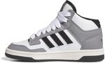 adidas Unisex Kinder Rapid Court Mid Junior Shoes, Grey Three/Core Black/FTWR White,