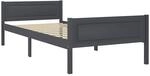 vidaXL Kiefernholz Massivholzbett Bettgestell Holzbett Futonbett Bett Einzelbett
