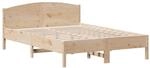 vidaXL Massivholzbett ohne Matratze 120x200 cm Kiefernholz