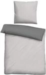 biberna 0455775 Bettw&auml;sche Garnitur mit Kopfkissenbezug Linon 1x 200x200 cm +...