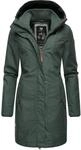 Ragwear Damen warmer Winter Parka Jannisa Intl Pine Green23 Gr. XXL