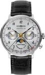 Zeppelin Unisex Chronograph Quarz Uhr mit Leder Armband 7037-1